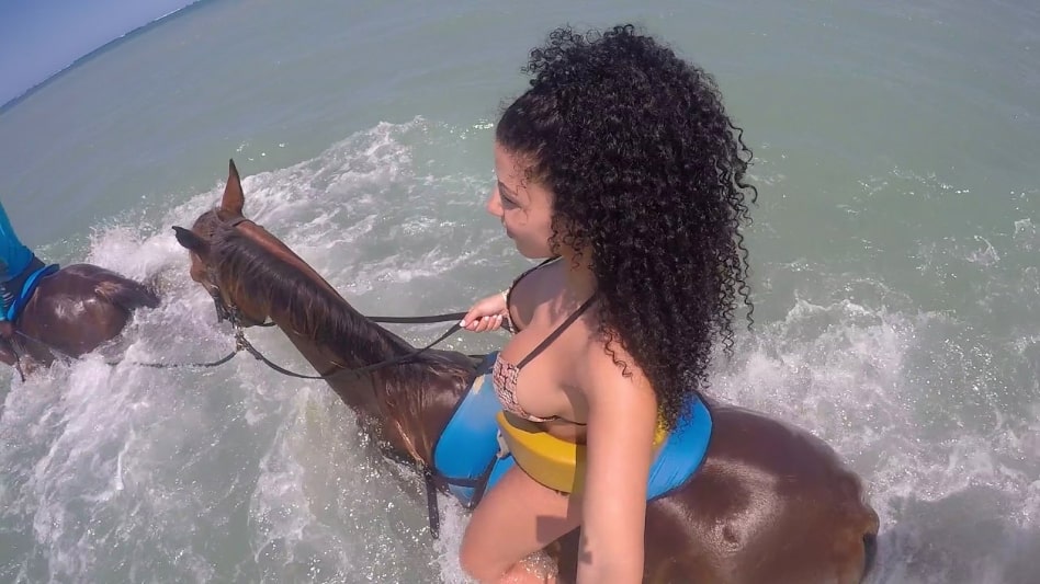 Cool Beach Horse Back Ride and Swim Cool Beach Horse Back Ride and Swim